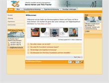 Tablet Screenshot of heinen-fischer.de